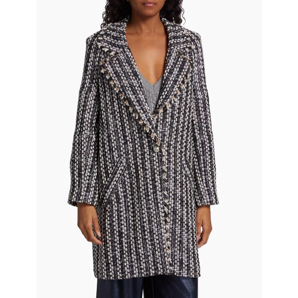 Ramy Brook Valeria Sz S-M Metallic Tweed Jacket Nwot/ See Details